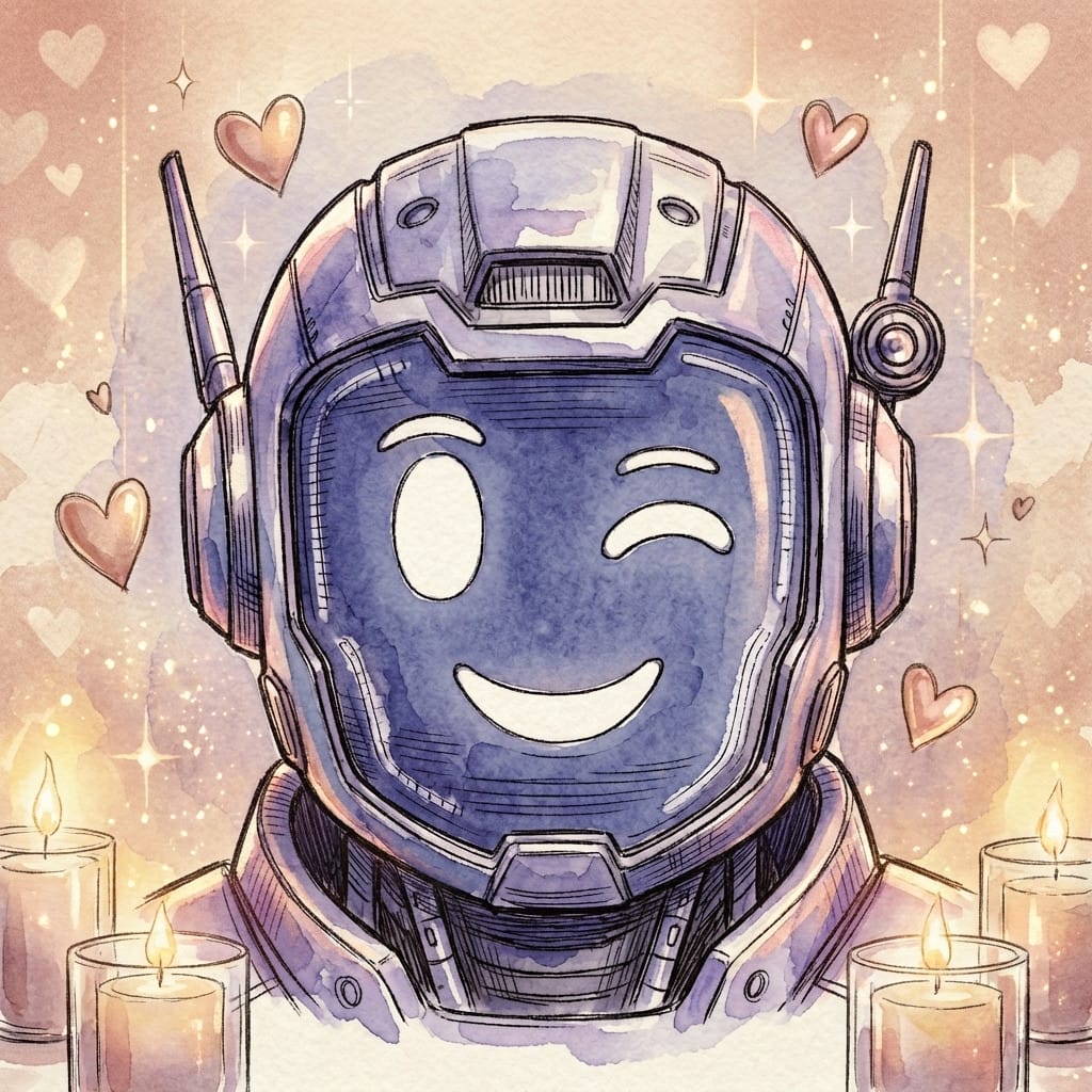 Anniversary photo effect example