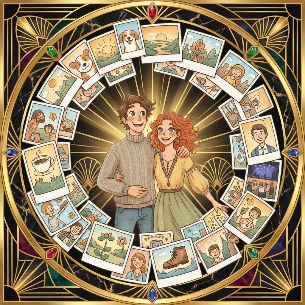 Art Deco photo effect example