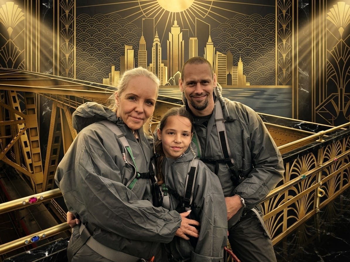 Art Deco photo effect example