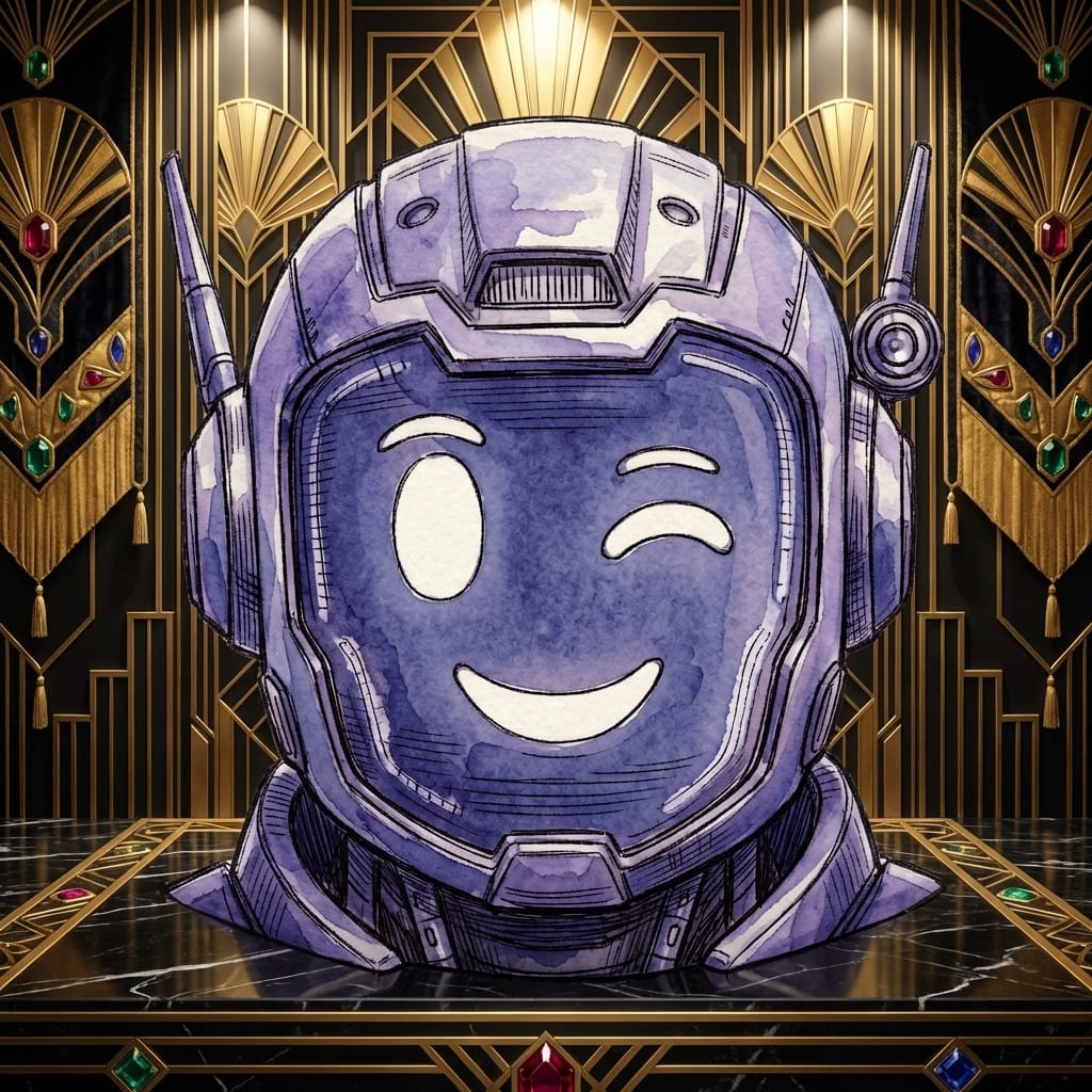 Art Deco photo effect example