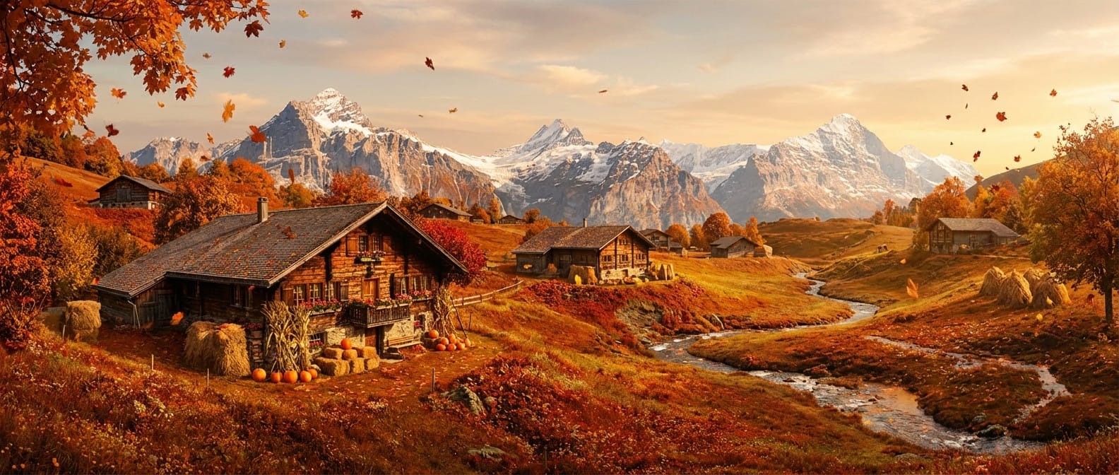 Autumn photo effect example