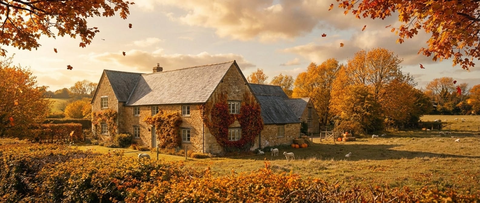 Autumn photo effect example