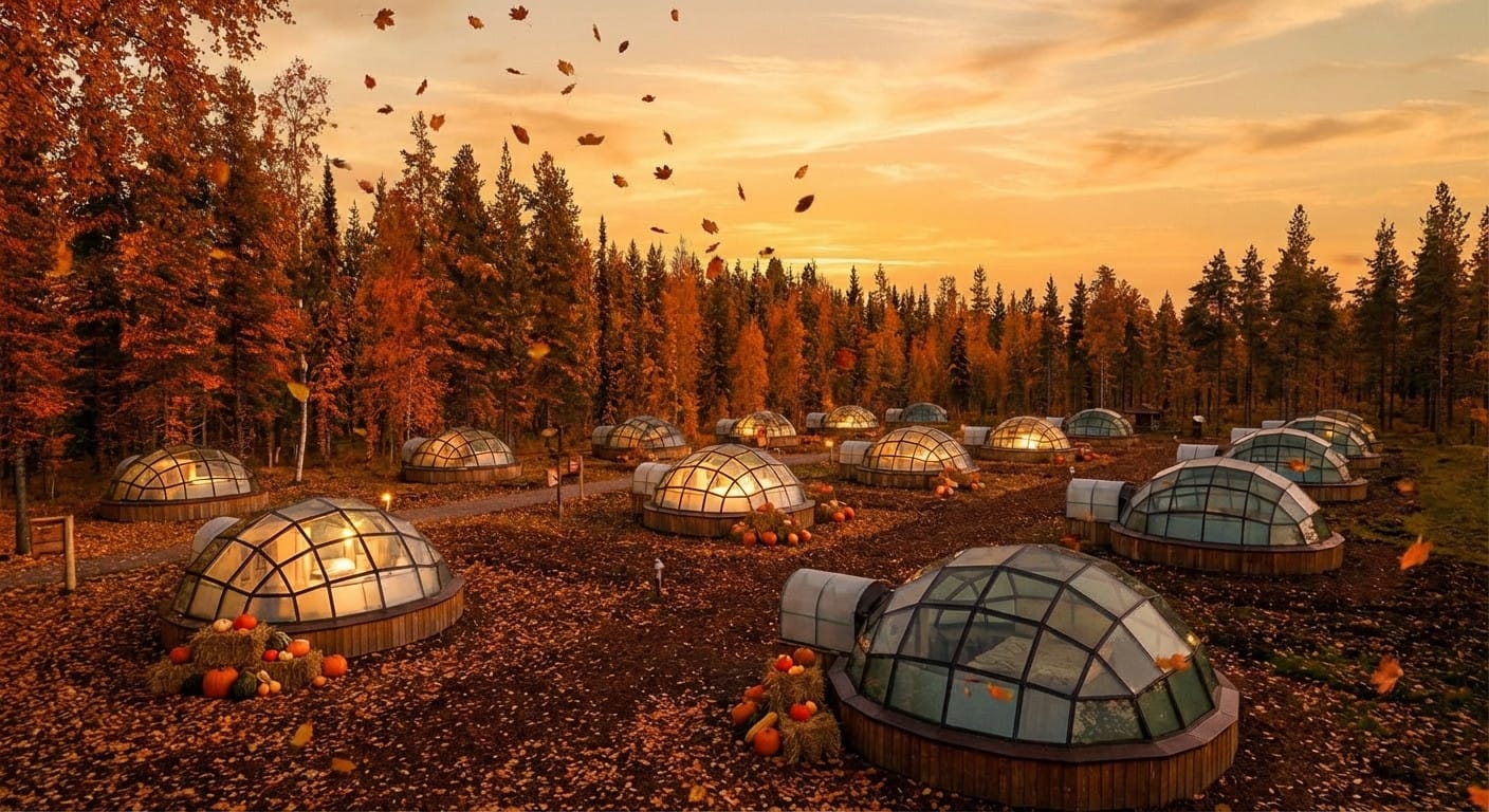 Autumn photo effect example