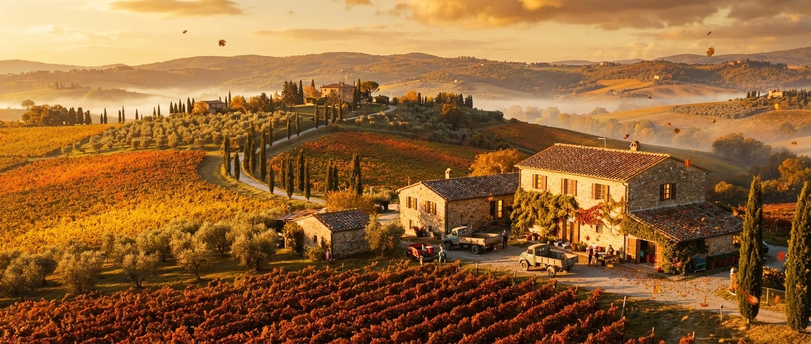 Autumn photo effect example