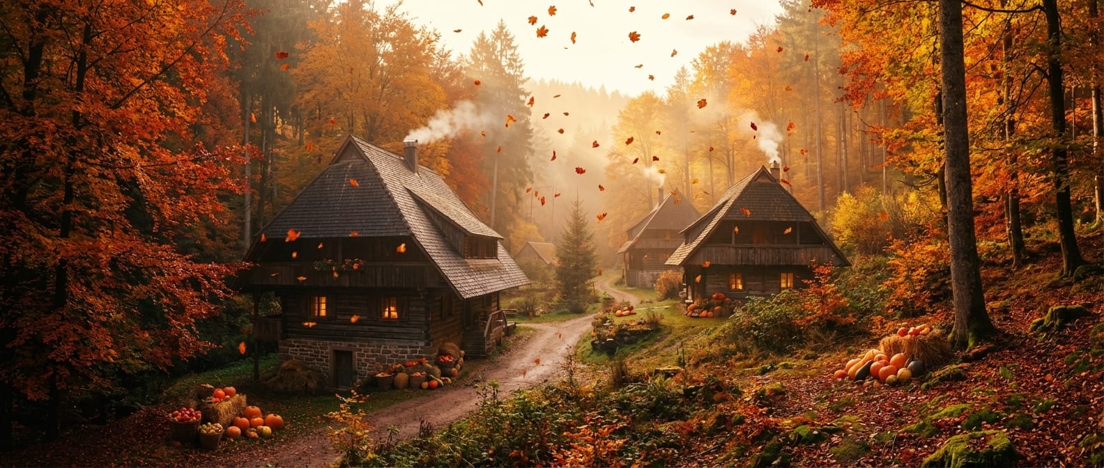 Autumn photo effect example