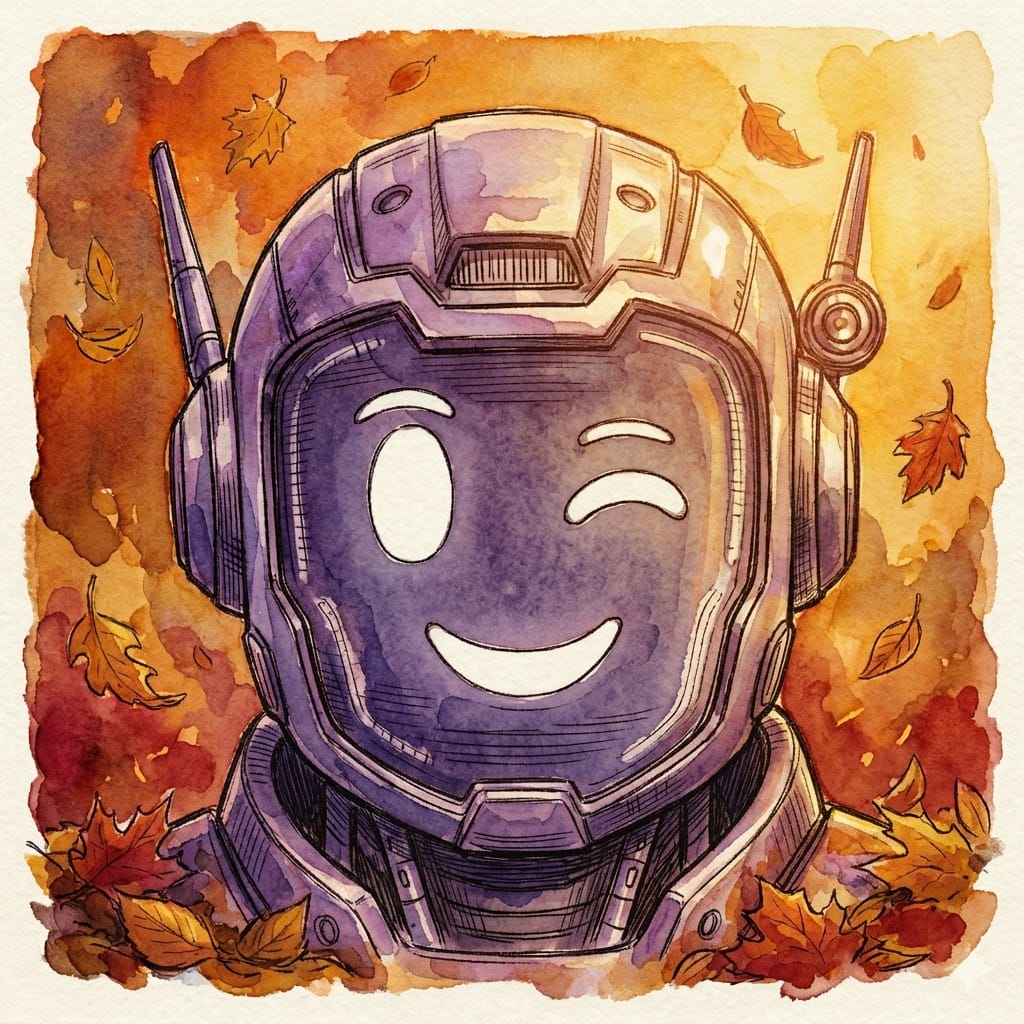 Autumn photo effect example