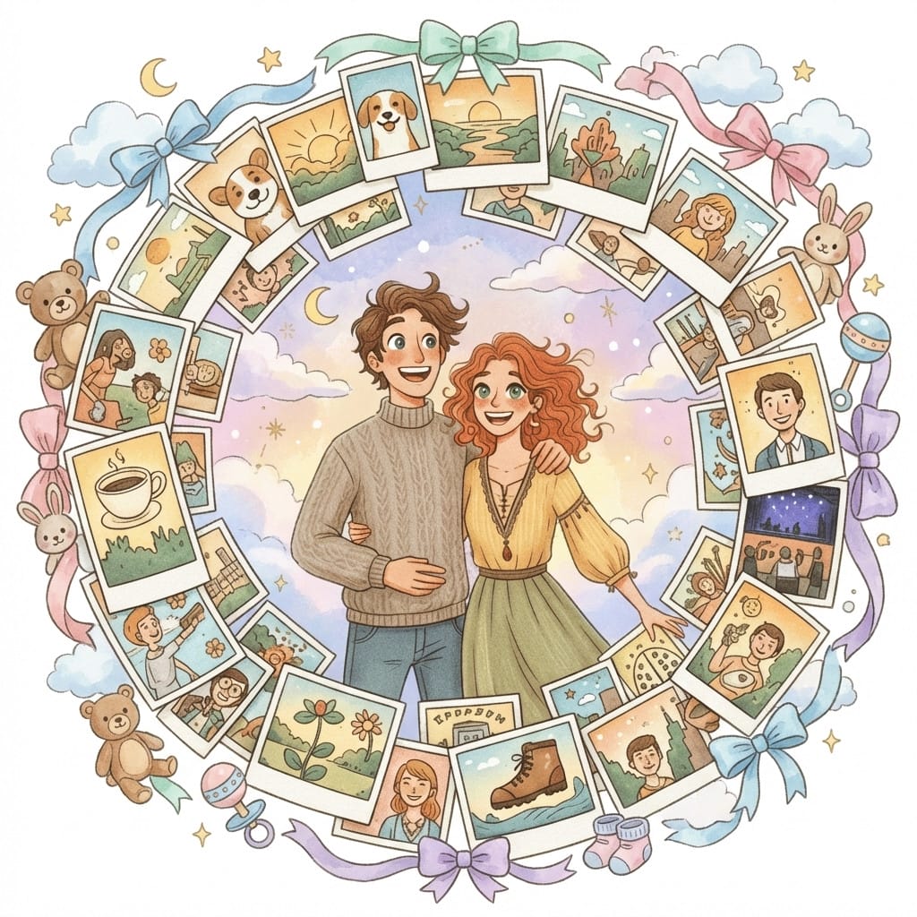 Baby Shower photo effect example