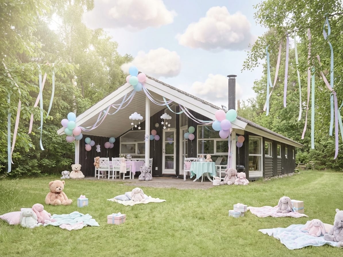 Baby Shower photo effect example