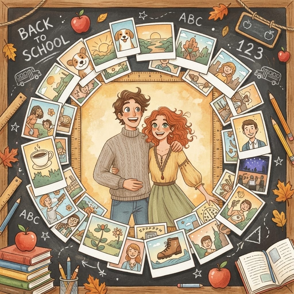 Back to School photo effect example