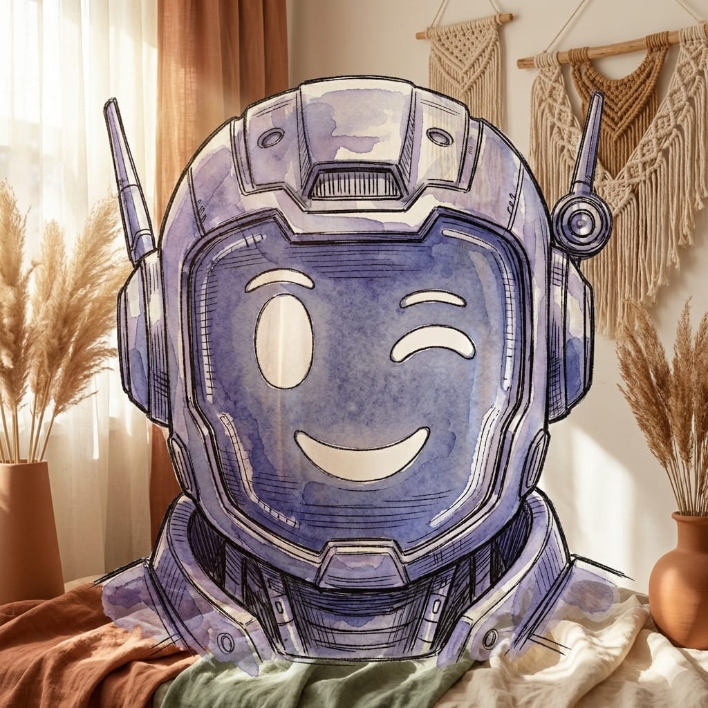 Boho photo effect example