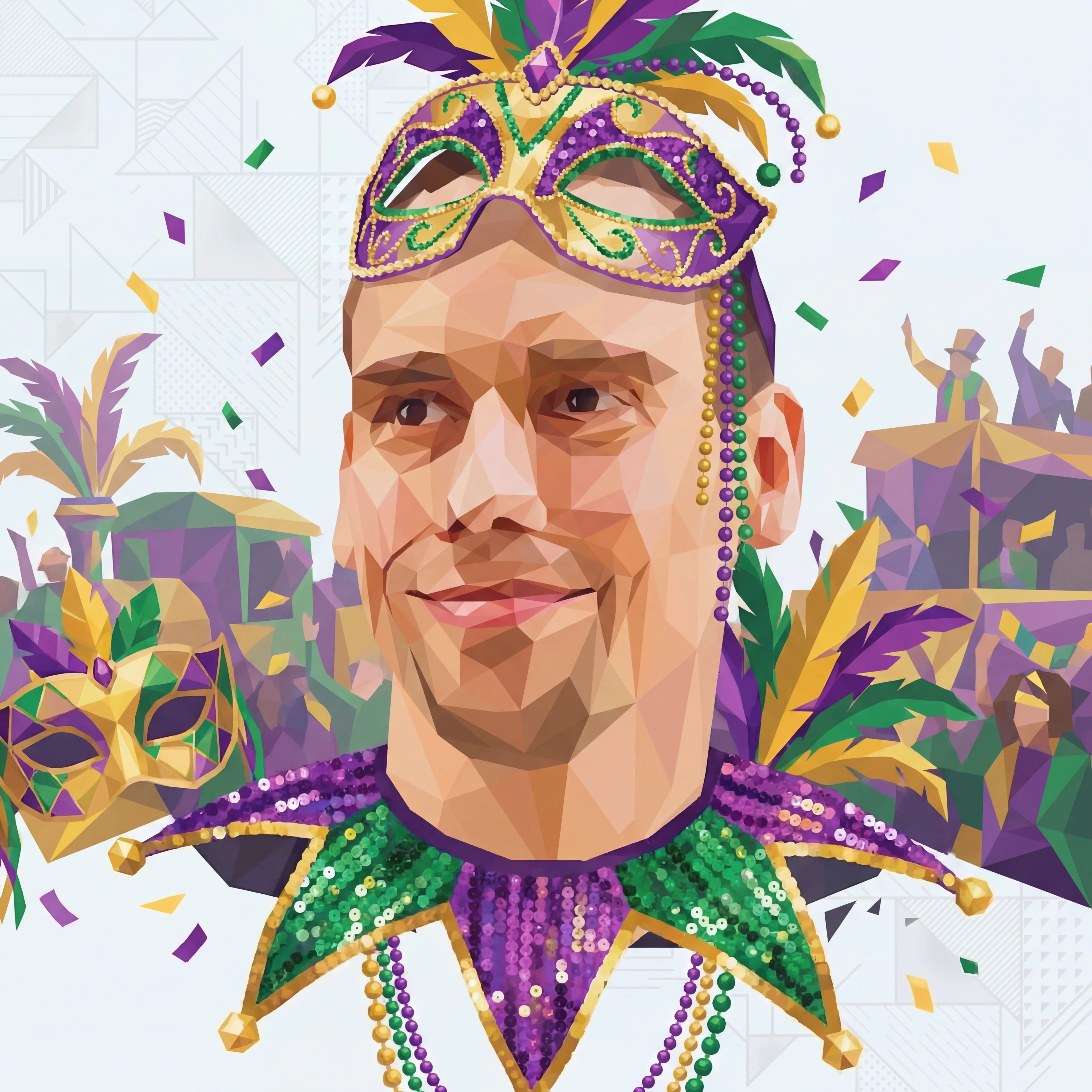 Carnival photo effect example