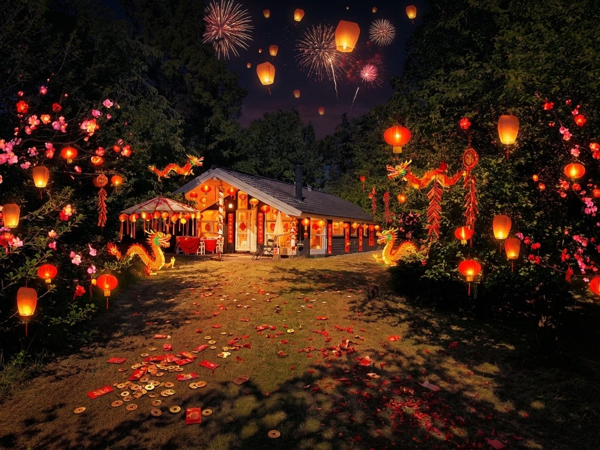 Chinese New Year photo effect example