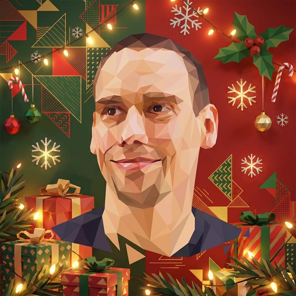 Christmas photo effect example