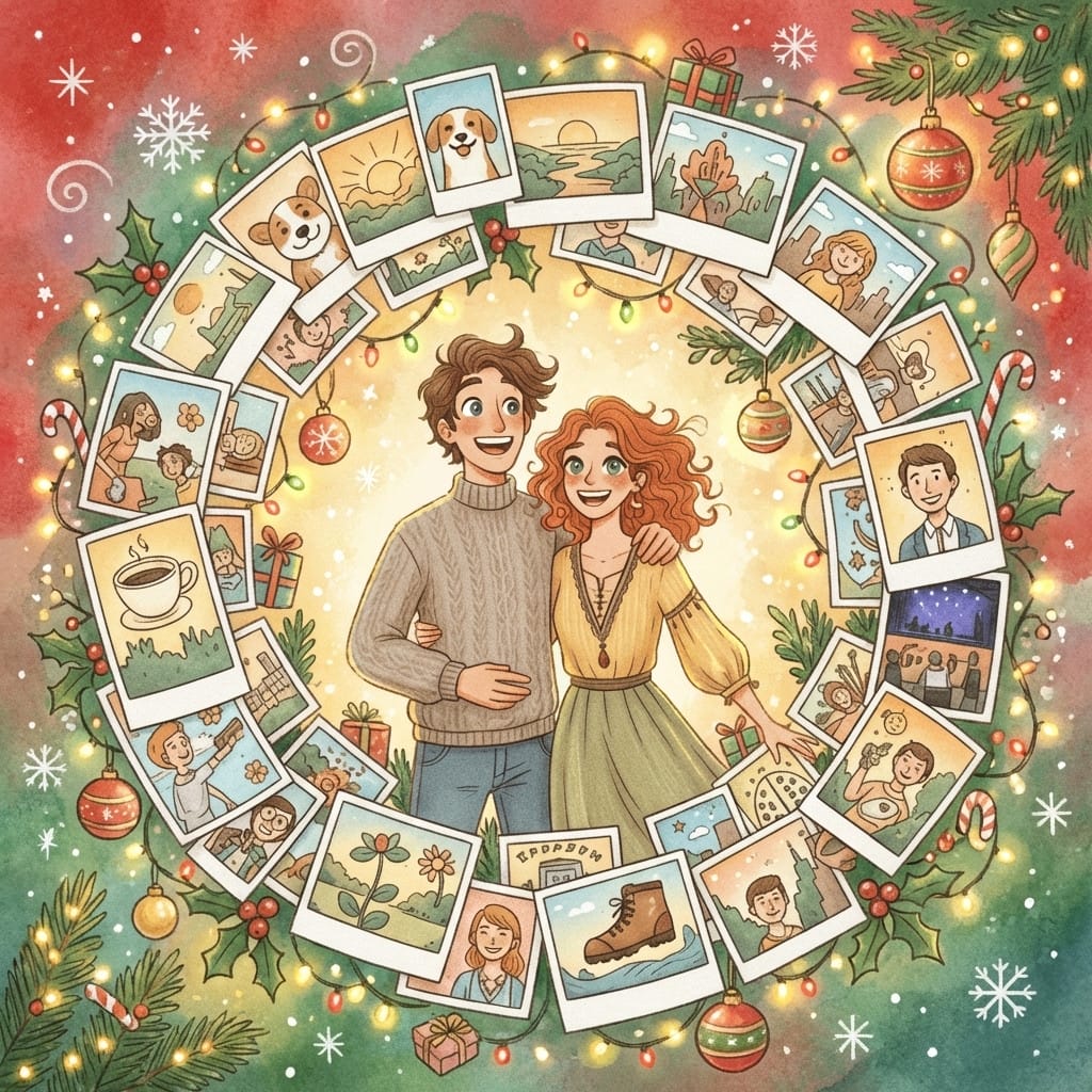 Christmas photo effect example