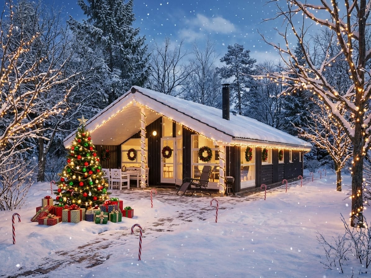 Christmas photo effect example