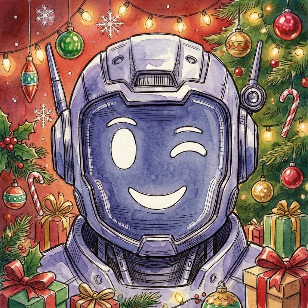 Christmas photo effect example