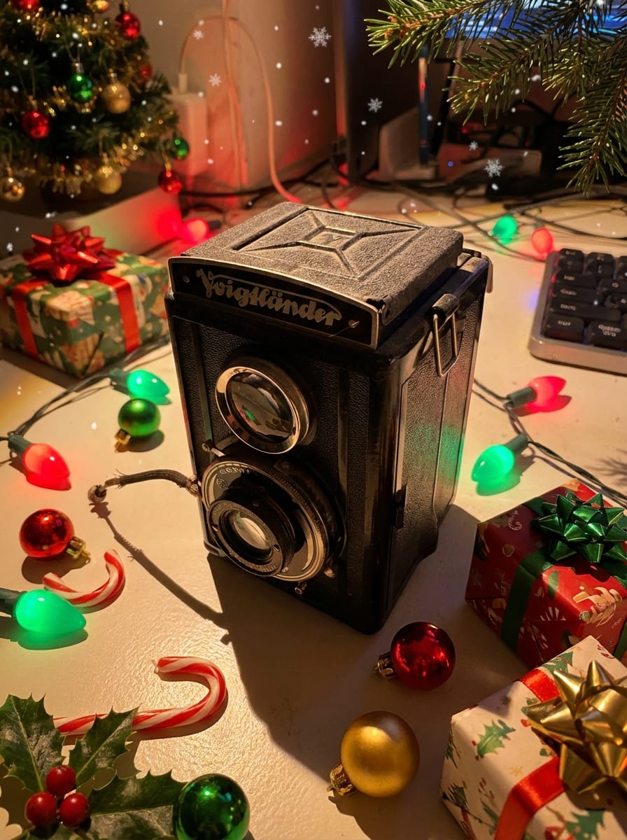 Christmas photo effect example