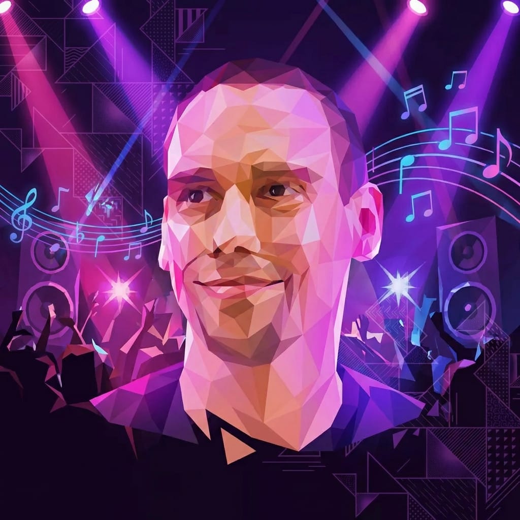 Concert photo effect example