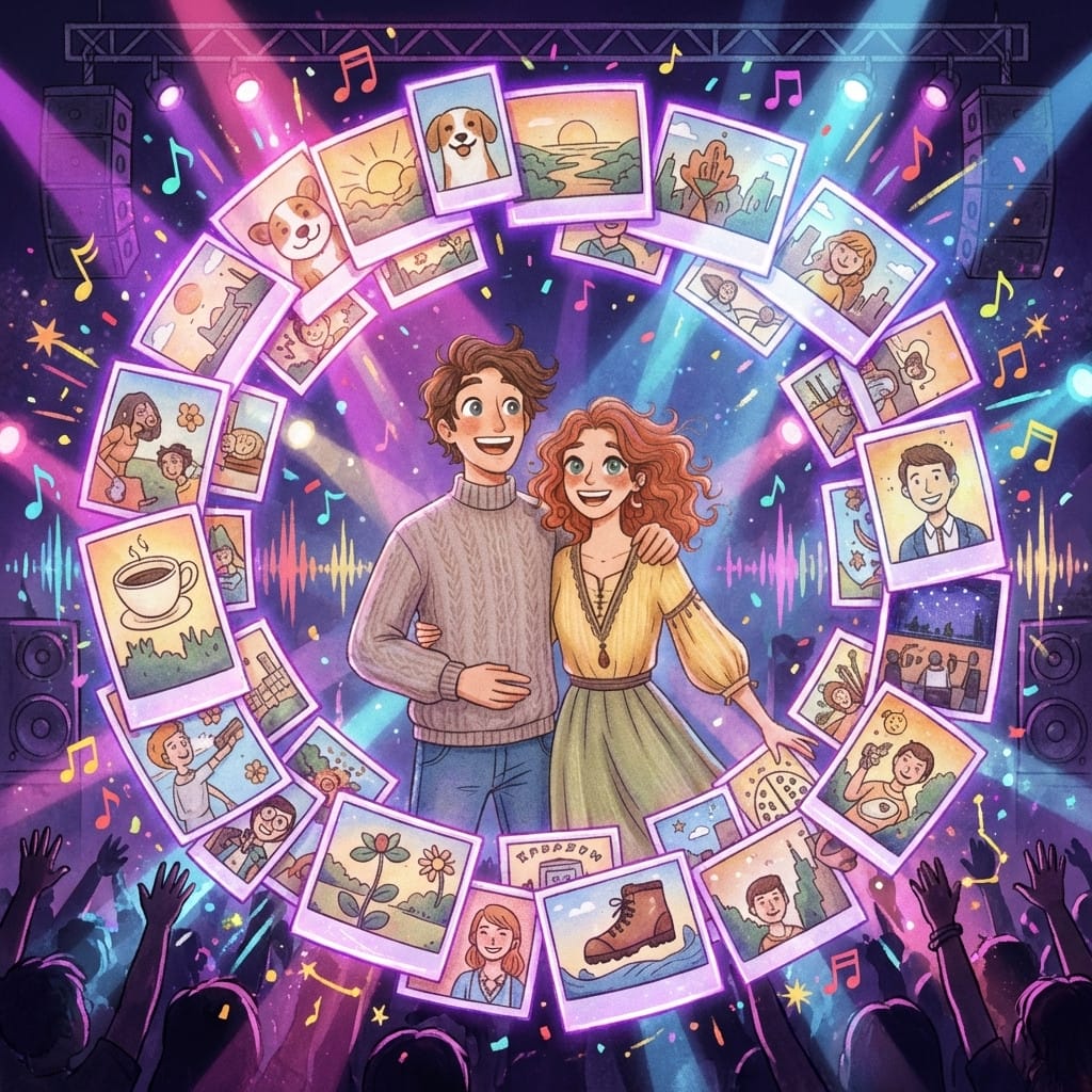 Concert photo effect example