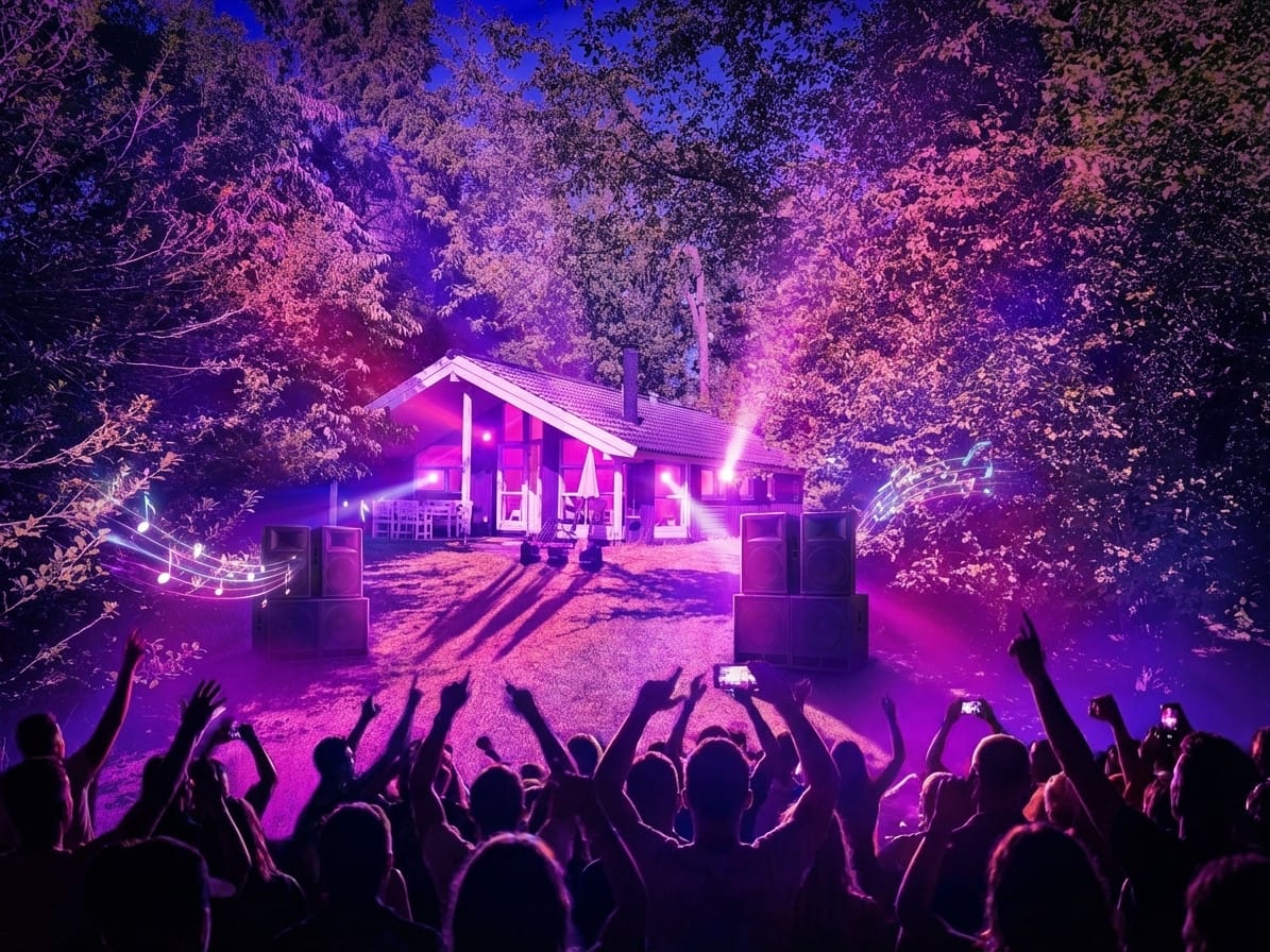 Concert photo effect example