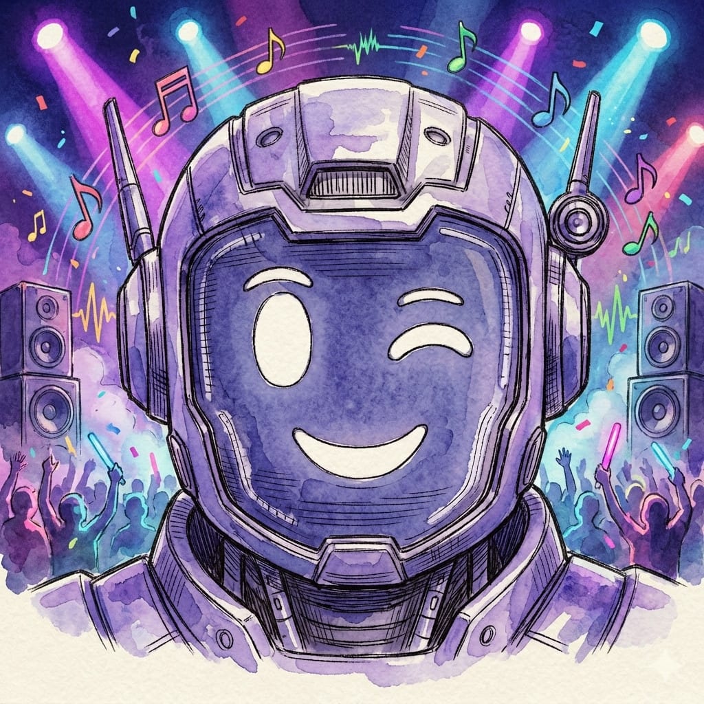 Concert photo effect example