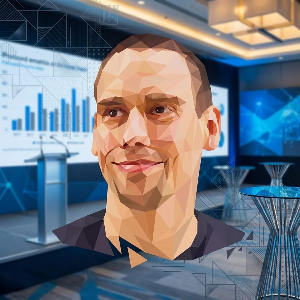 Conference photo effect example