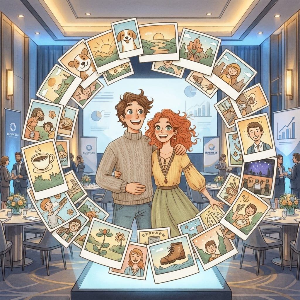 Corporate Event photo effect example