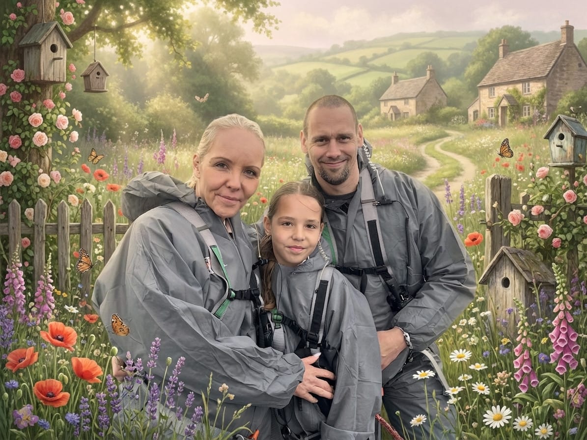 Cottagecore photo effect example