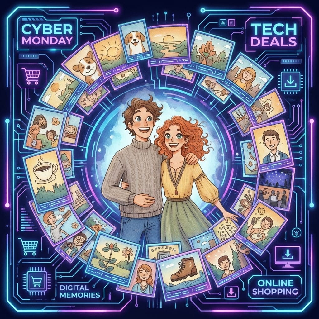 Cyber Monday photo effect example