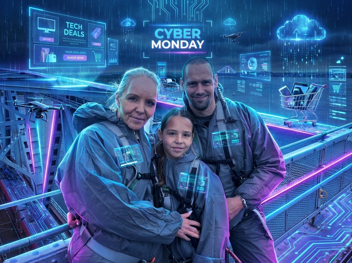 Cyber Monday photo effect example