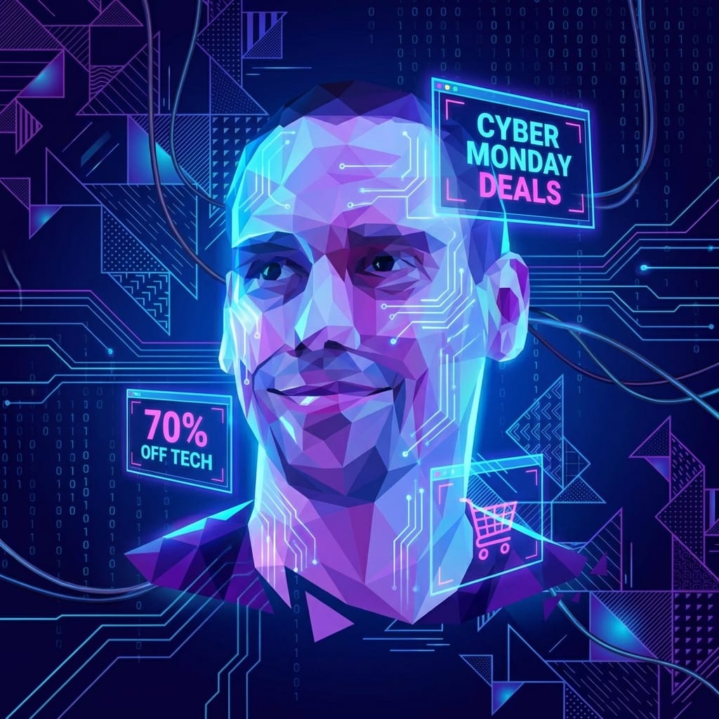 Cyber Monday photo effect example