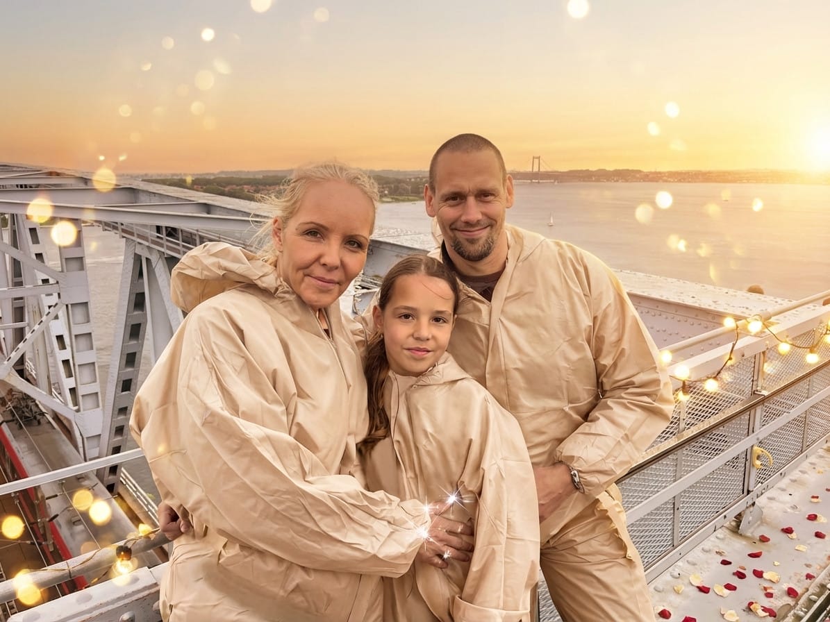 Engagement photo effect example