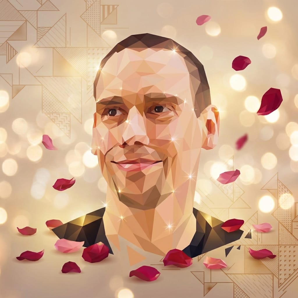 Engagement photo effect example