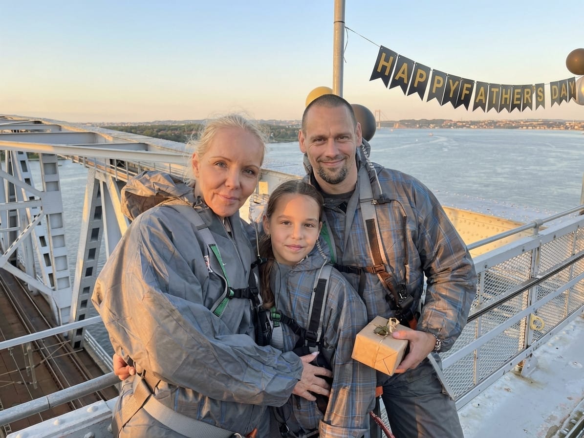 Father's Day photo effect example