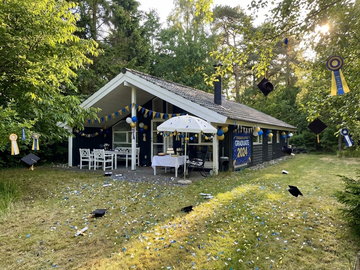 Graduation photo effect example