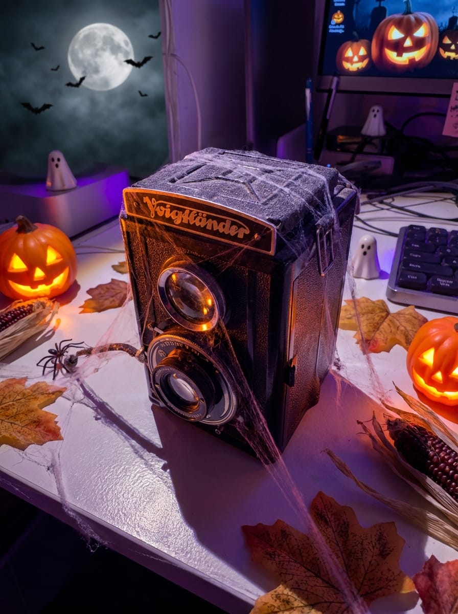 Halloween photo effect example