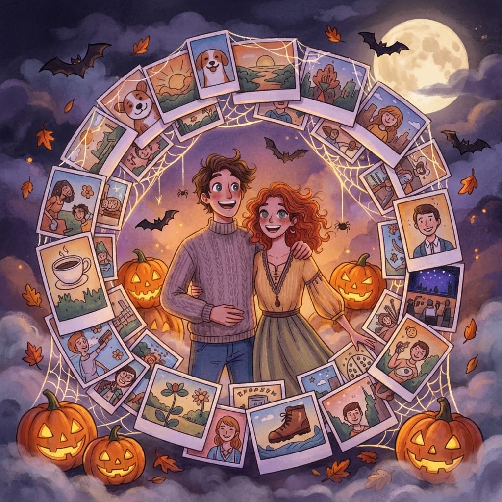 Halloween photo effect example