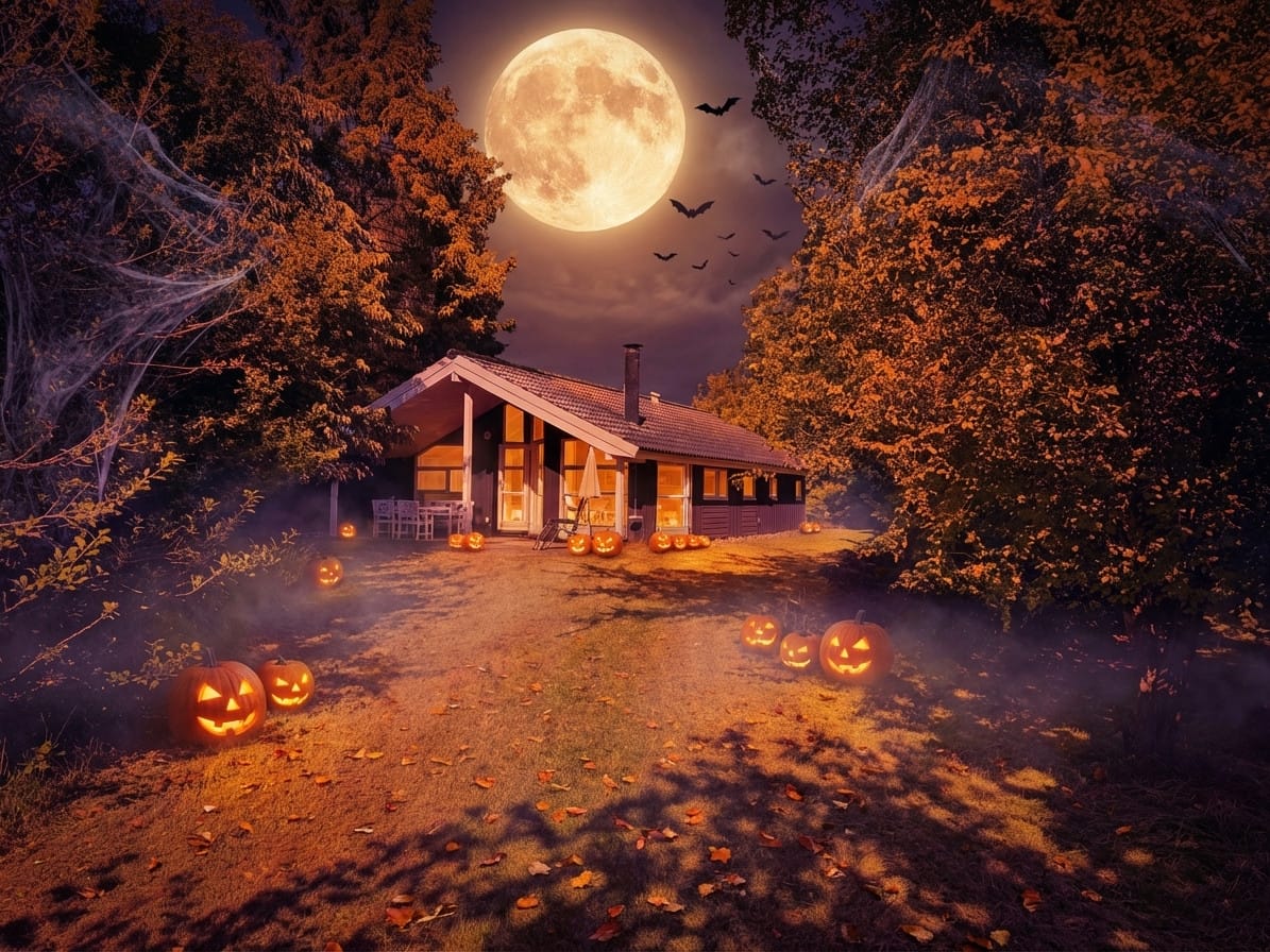 Halloween photo effect example