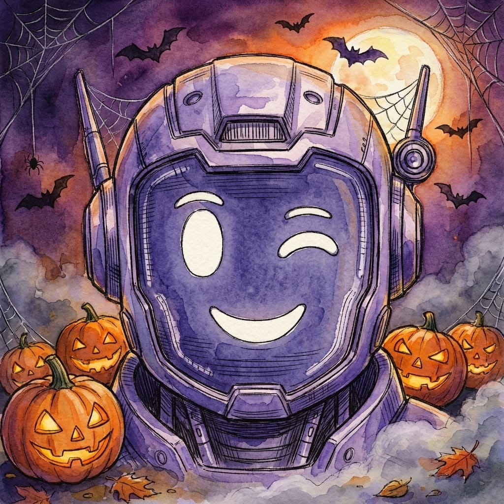 Halloween photo effect example