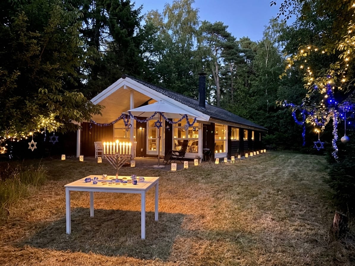 Hanukkah photo effect example