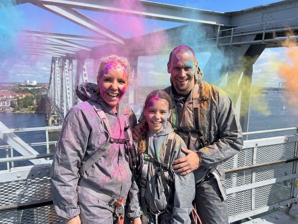 Holi photo effect example