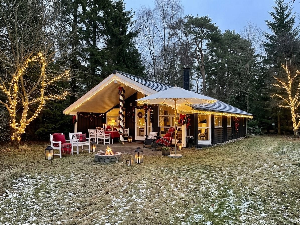 Holiday Gathering photo effect example