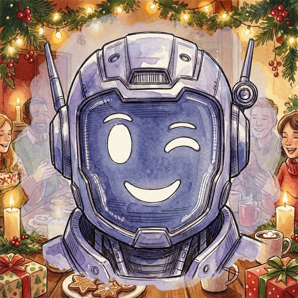 Holiday Gathering photo effect example