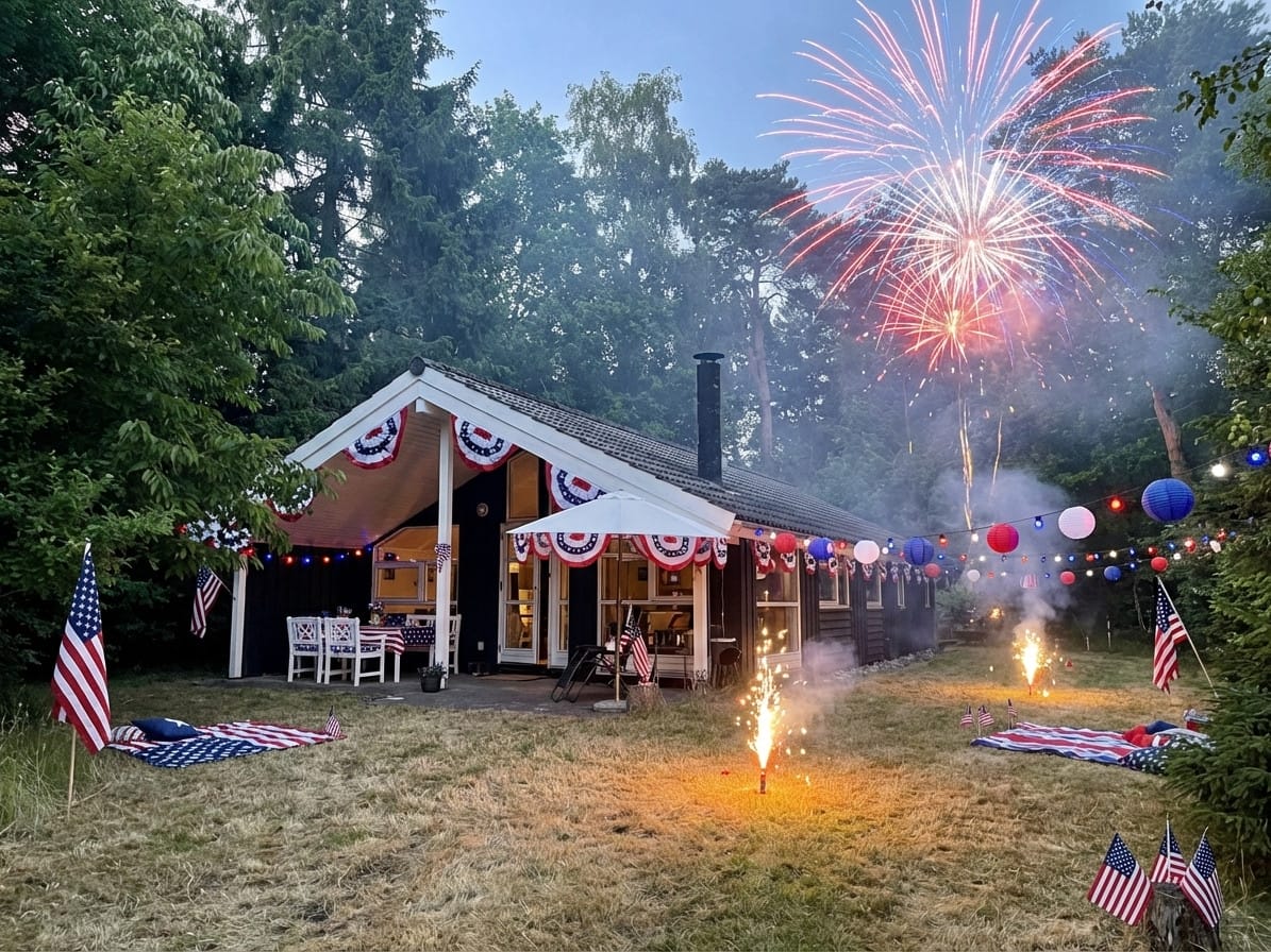 Independence Day photo effect example