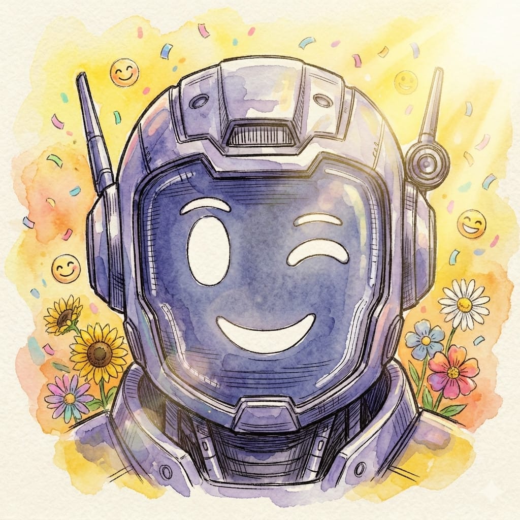 International Day of Happiness photo effect example