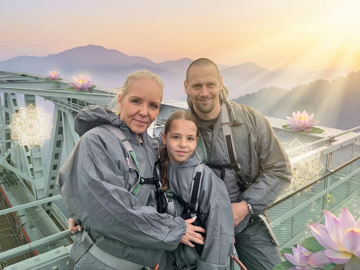 International Day of Yoga photo effect example