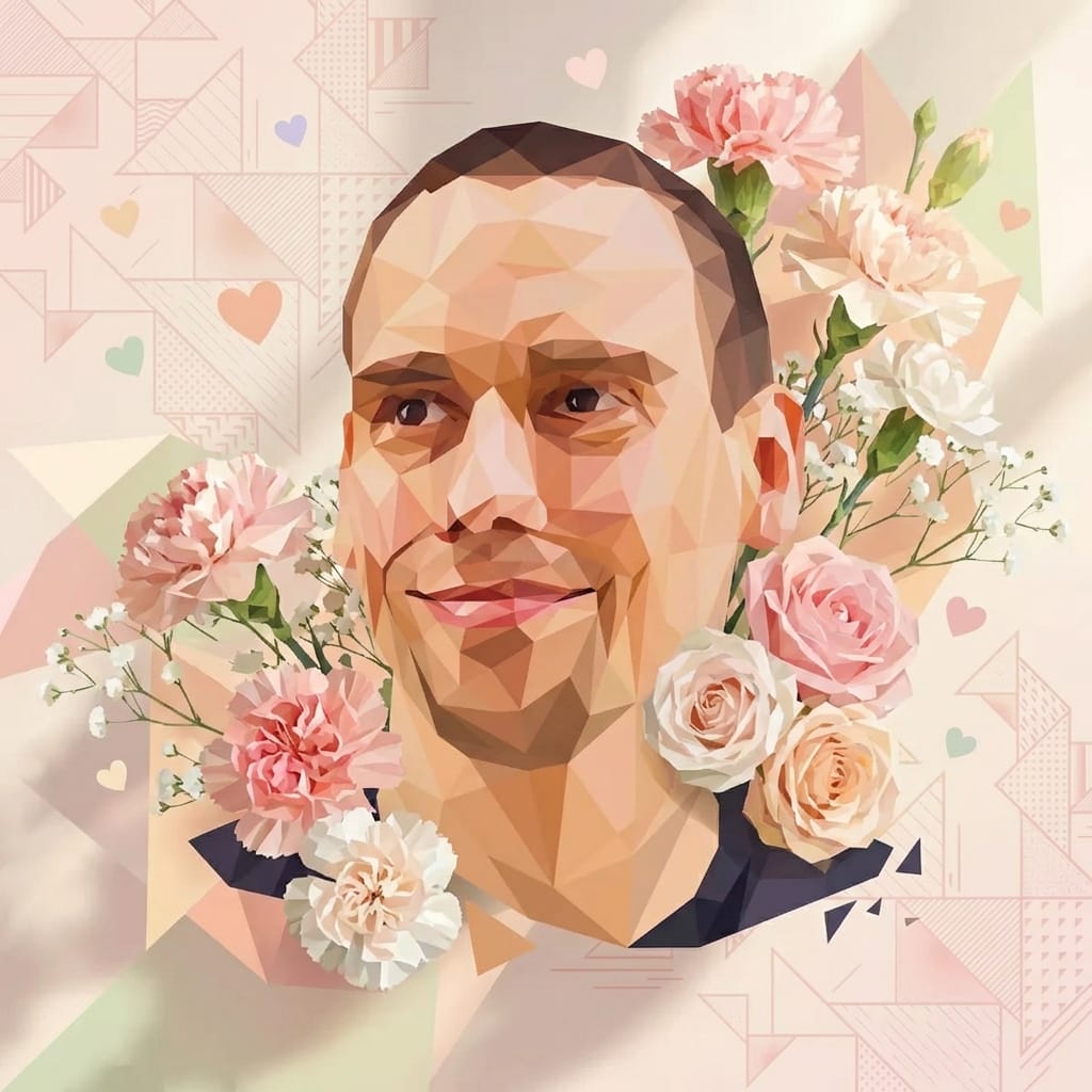 Mother's Day photo effect example