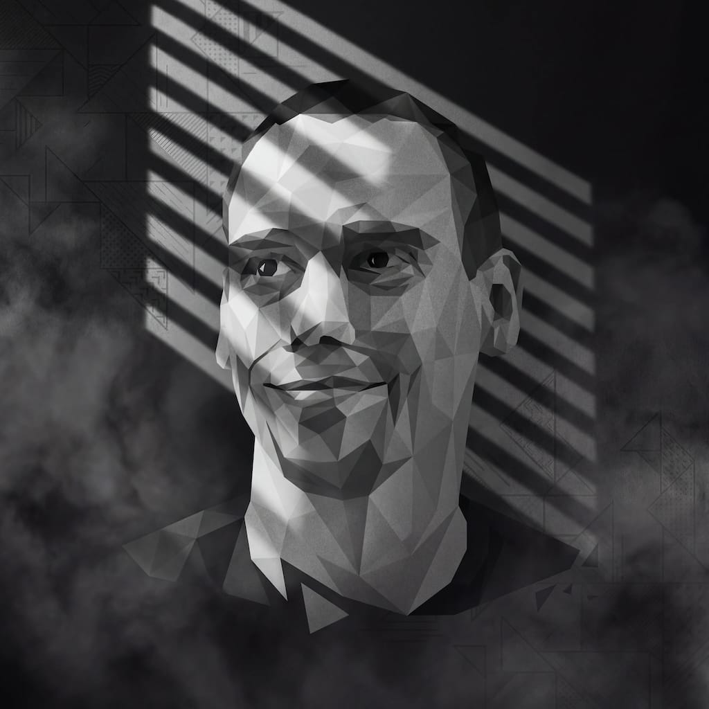 Noir photo effect example