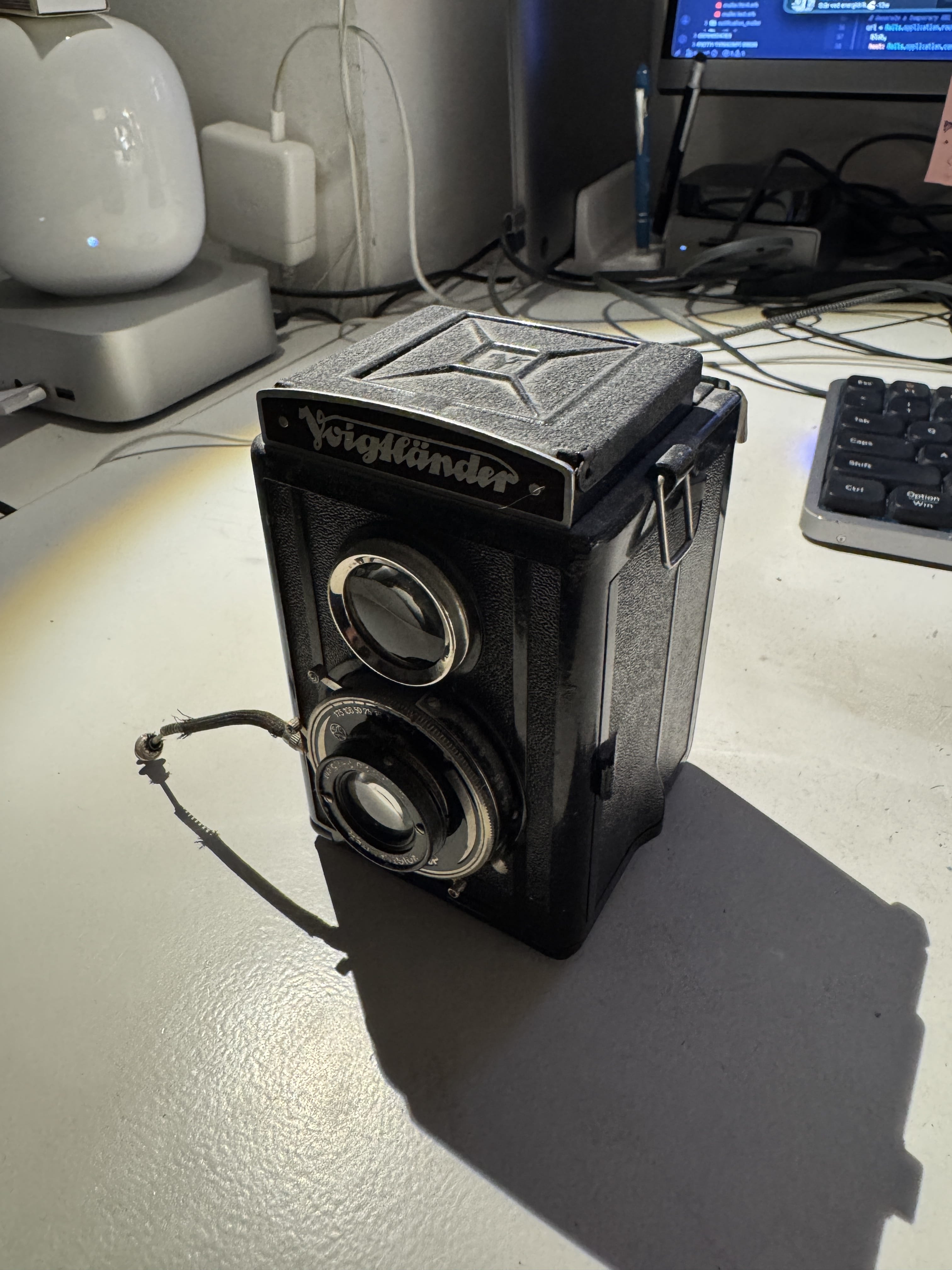 Vintage Black Voigtlander Twin