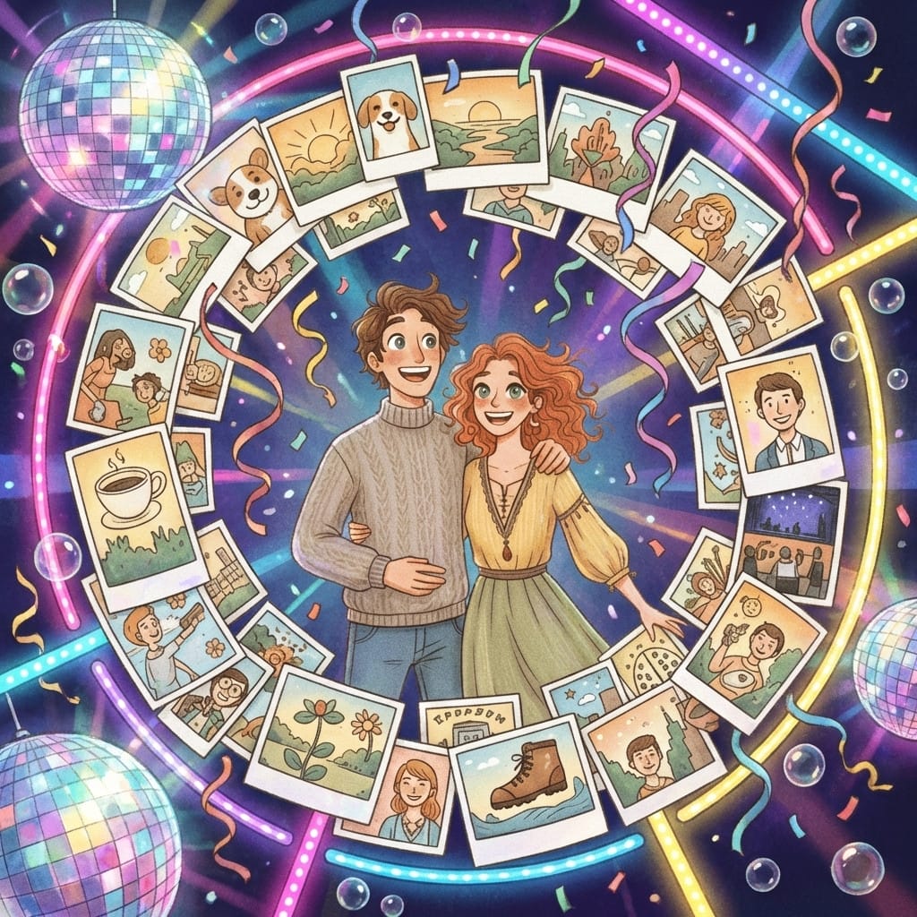 Party photo effect example